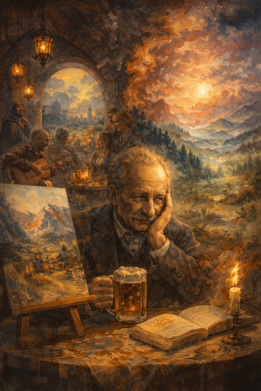 하이데거의 기분(Stimmung)으로 읽는 취기와 예술 경험의 존재론 이미지