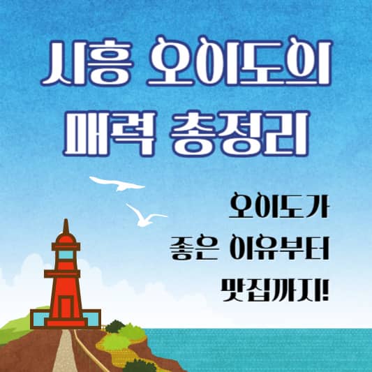 오이도가 좋은 이유부터 맛집까지! 시흥 오이도의 매력 총정리