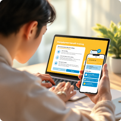2026 실업급여 수급자격 신청자 온라인 교육 이미지