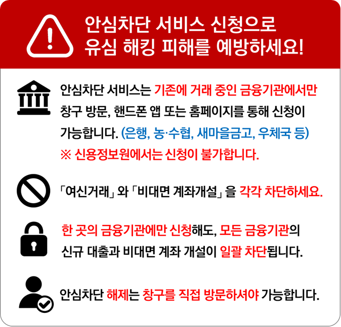 본인신용정보 열람서비스 조회 홈페이지 (https://www.credit4u.or.kr:2443/)