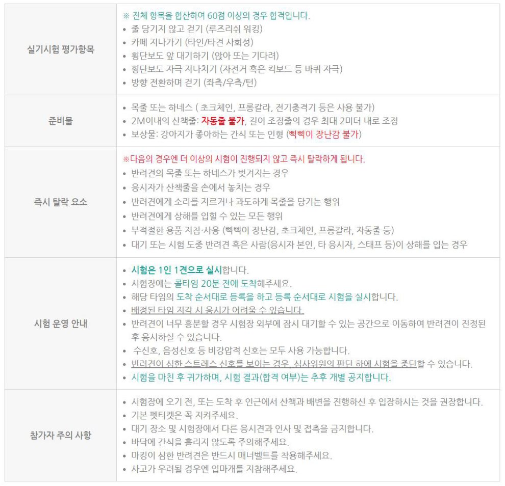 반려인능력시험