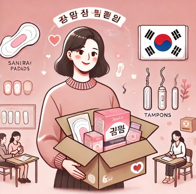 여성 생리용품 지원