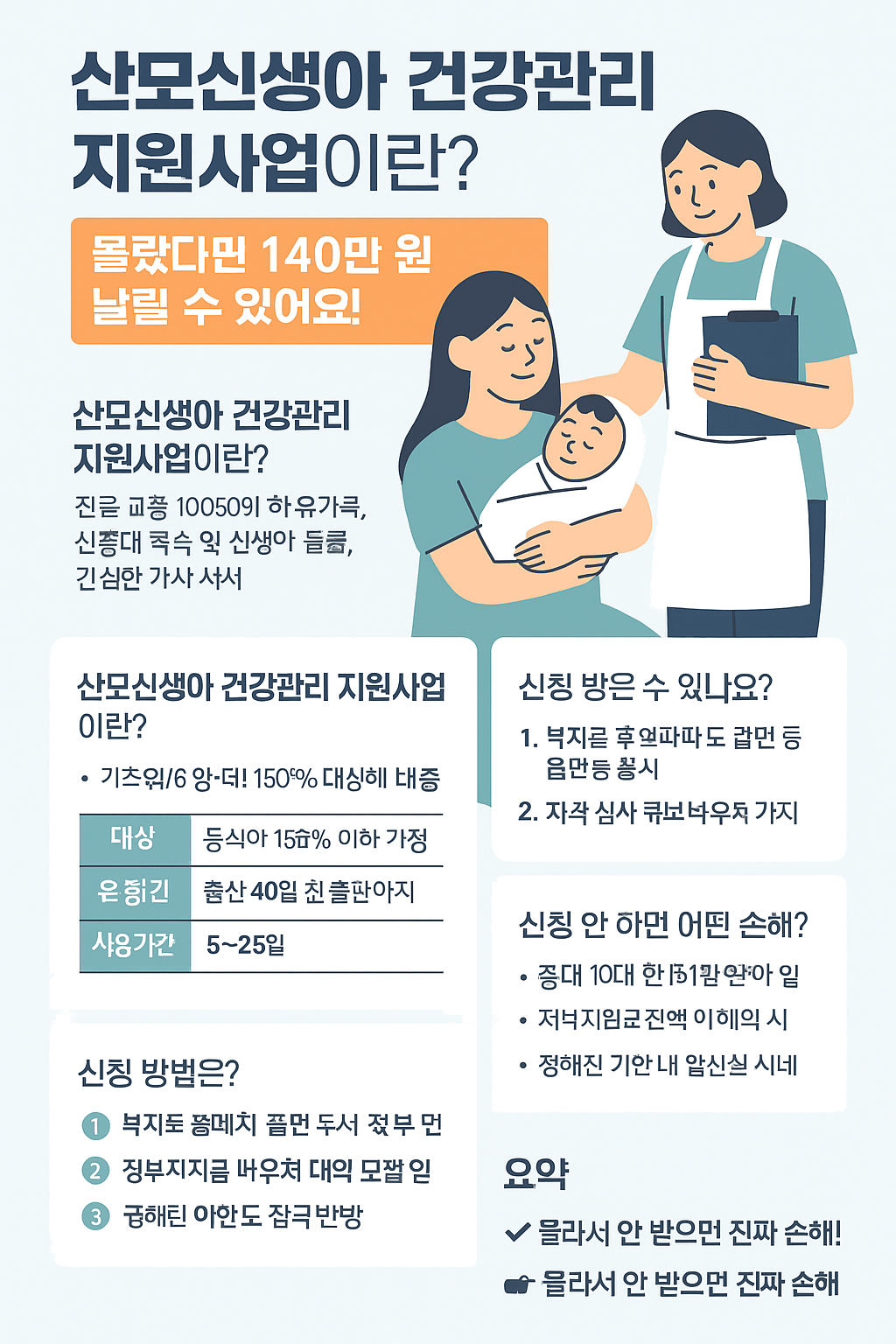 신청 안 하면 어떤 손해?