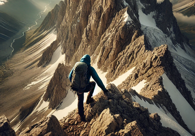 높은 산을 오르는 꿈