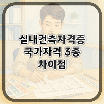 실내건축자격증, 어떤 자격을 선택해야 할까? 기능사부터 기사까지 완전 정리