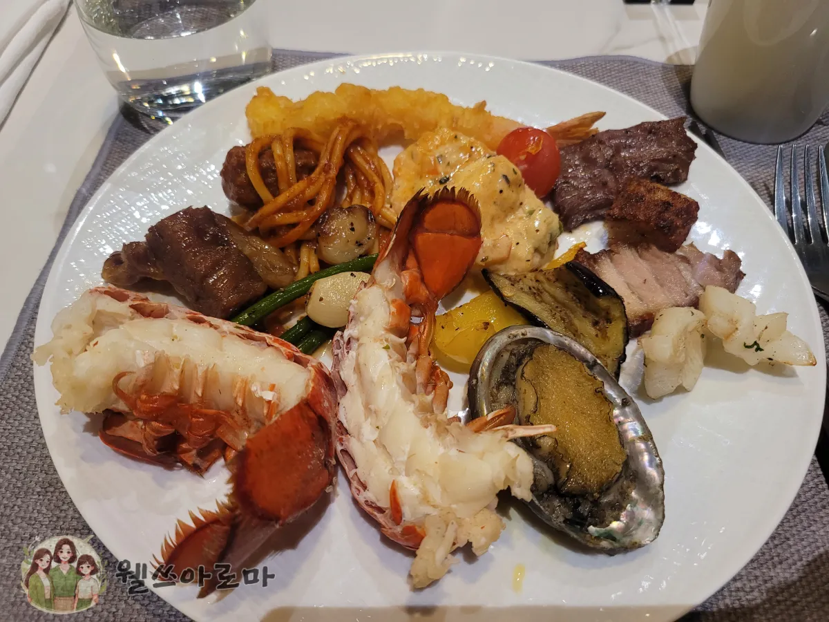 파라다이스호텔-온더플레이스뷔페-세번째접시