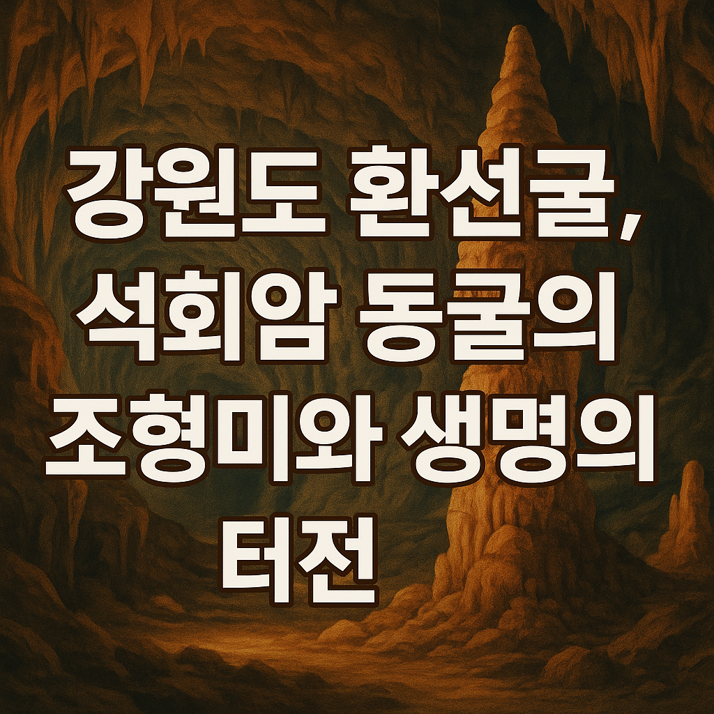 강원도 환선굴, 석회암 동굴의 조형미와 생명의 터전