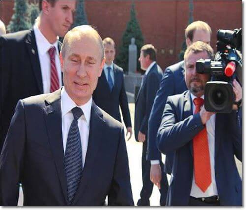 푸틴 대통령 도어스테핑