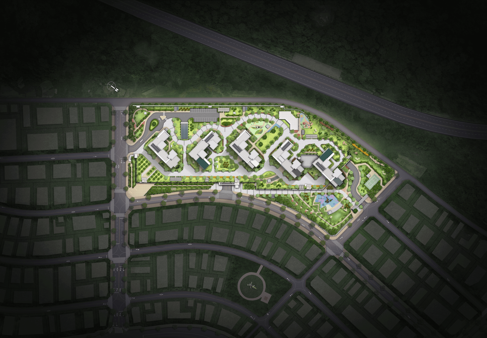 포항 푸르지오 마린시티 배치도