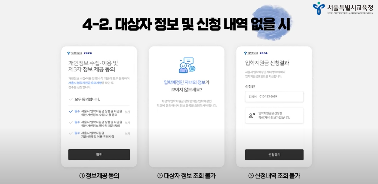 입학준비금 제로페이 포인트