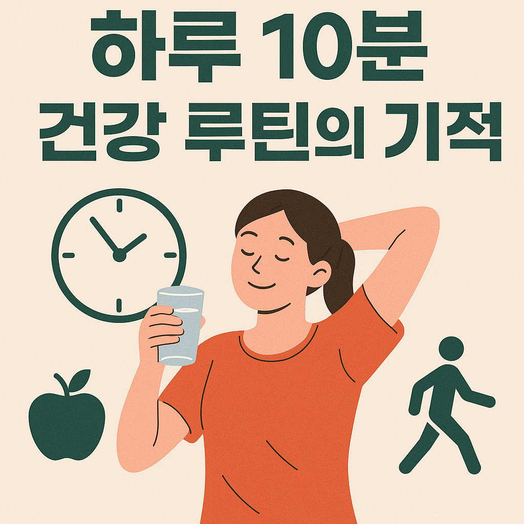 하루 10분 건강 루틴의 기적