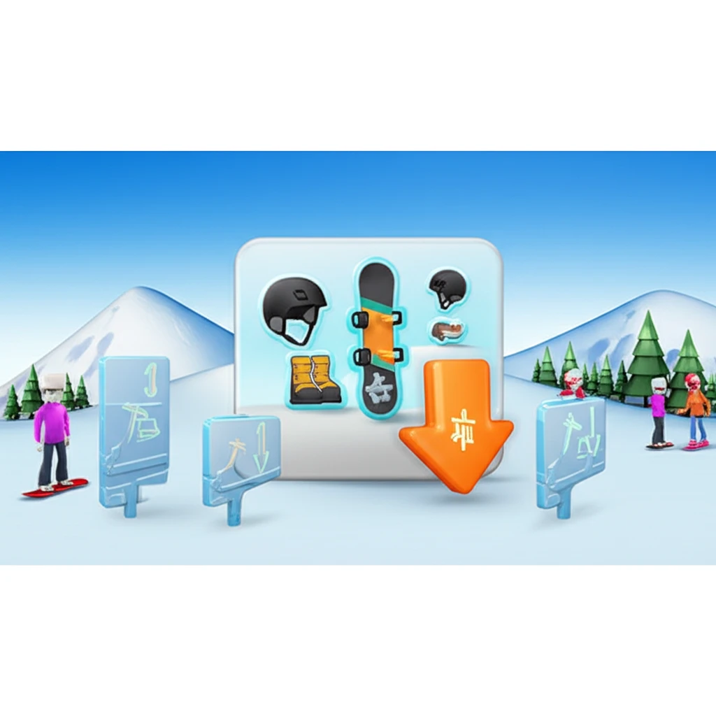 부상 없이 스노보드 시작 부츠 피팅부..