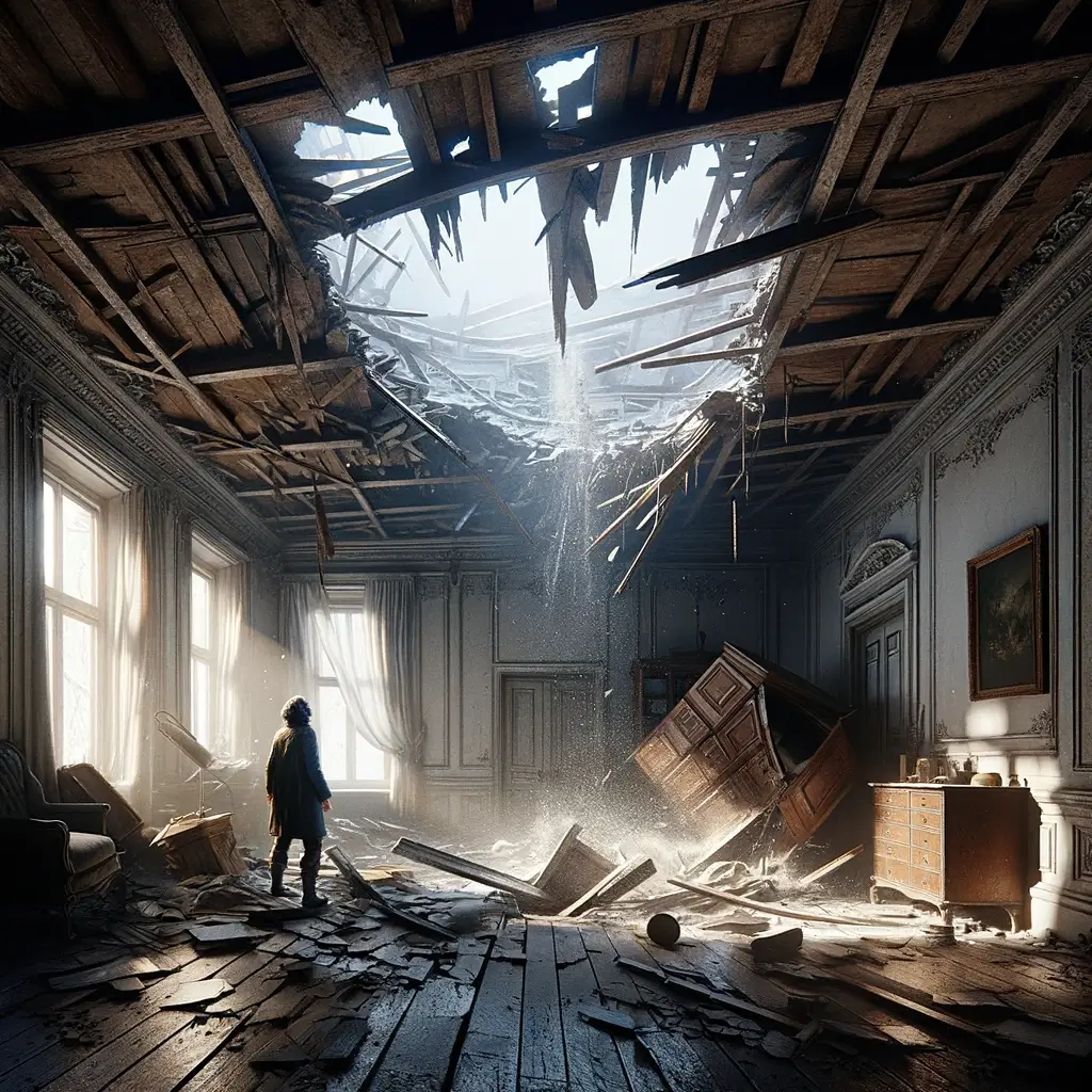 천장 무너지는 꿈 해몽 해석