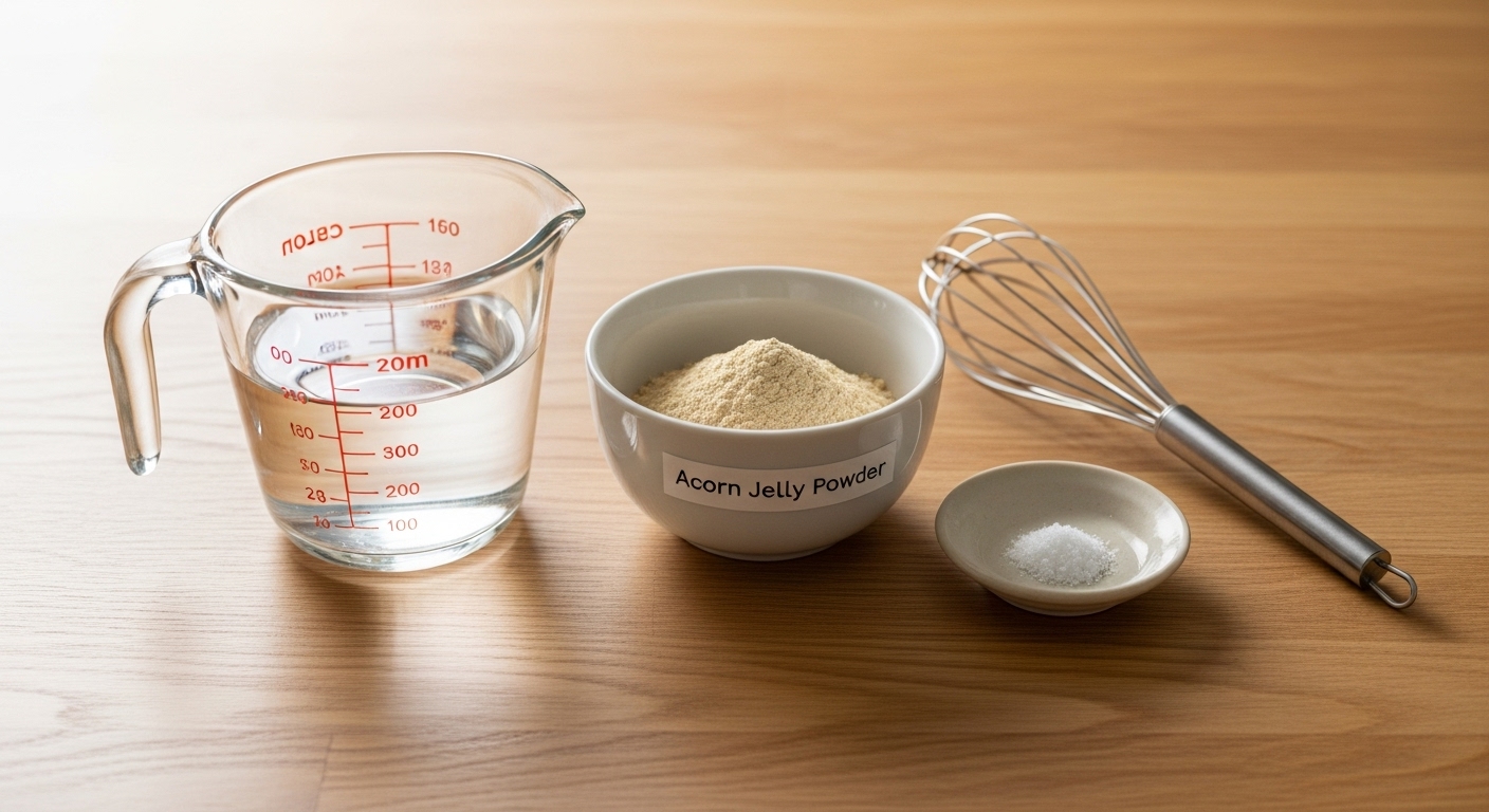 도토리묵 만드는법