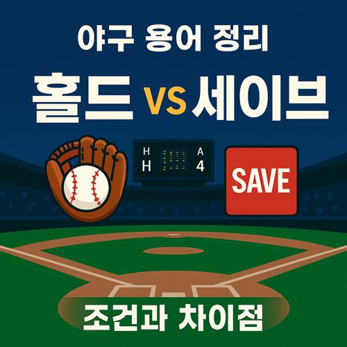 야구 홀드와 세이브 섬네일