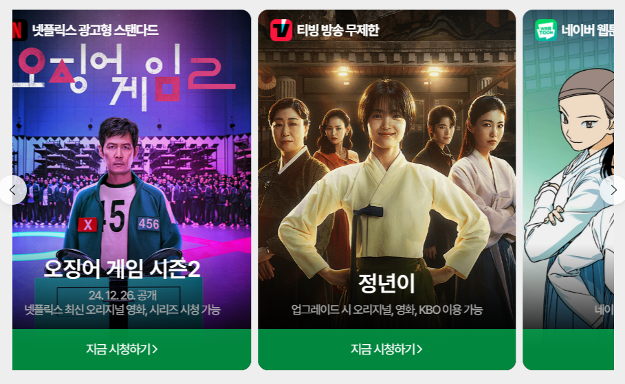 네이버 멤버쉽 (넷플릭스 무료 시청하기)