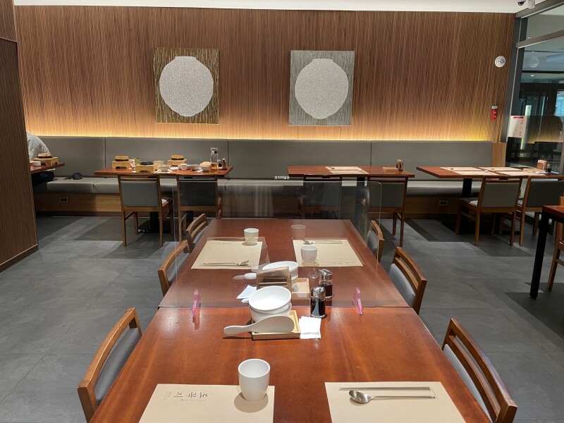 잠실 솥밥 맛집 도꼭지 송파 소피텔 - 매장 단체 좌석