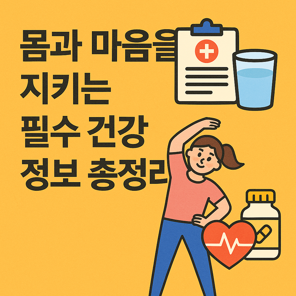 몸과 마음을 지키는 필수 건강 정보 총정리