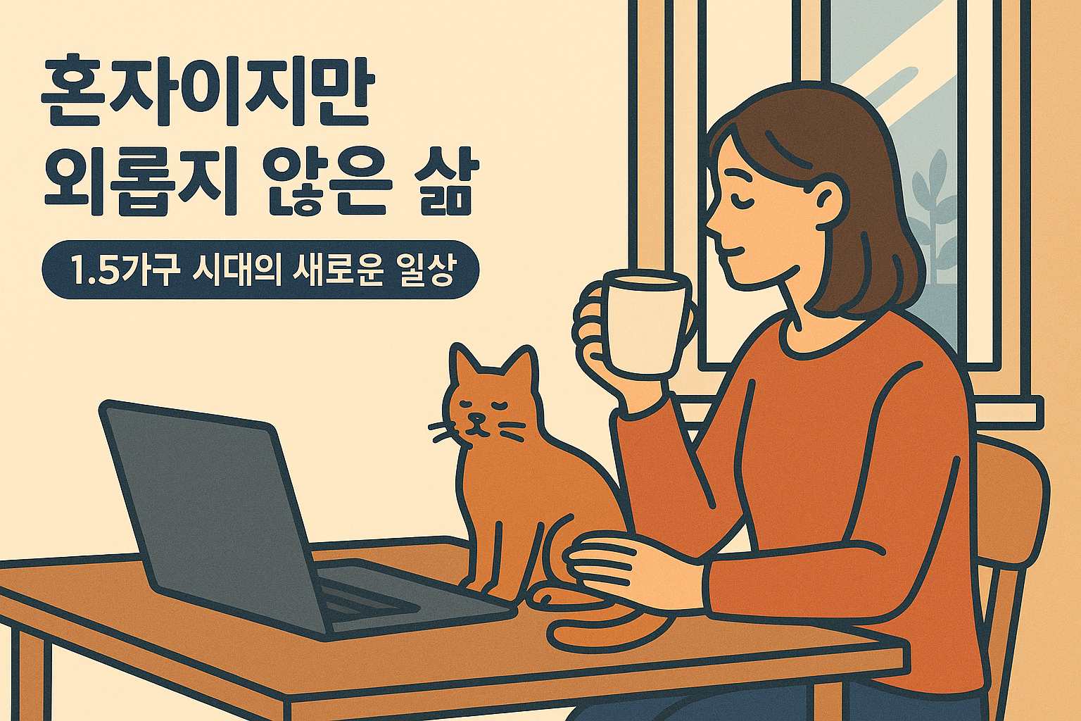 혼자이지만 외롭지 않은 삶 &ndash; 1.5가구 시대의 새로운 일상