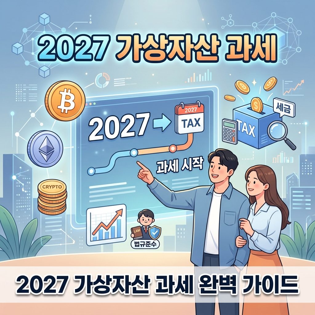 코인에도 세금이 붙는다 — 가상자산 과세 2027 완전정리 ❘ 세율·계산법·지금 해야 할 것