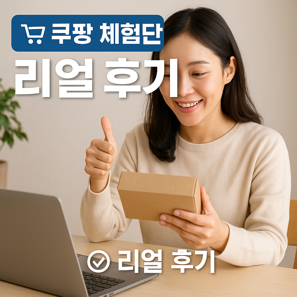 쿠팡체험단 리얼후기