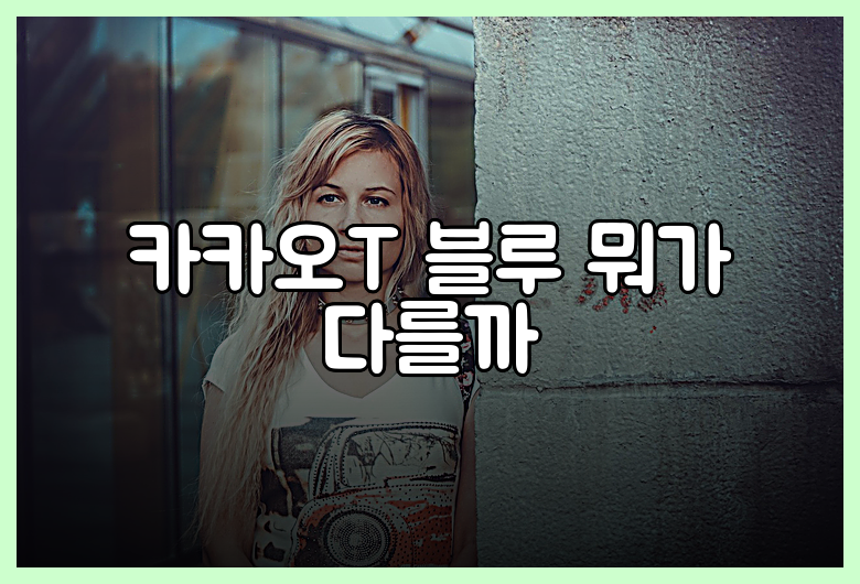 카카오T 블루 뭐가 다를까