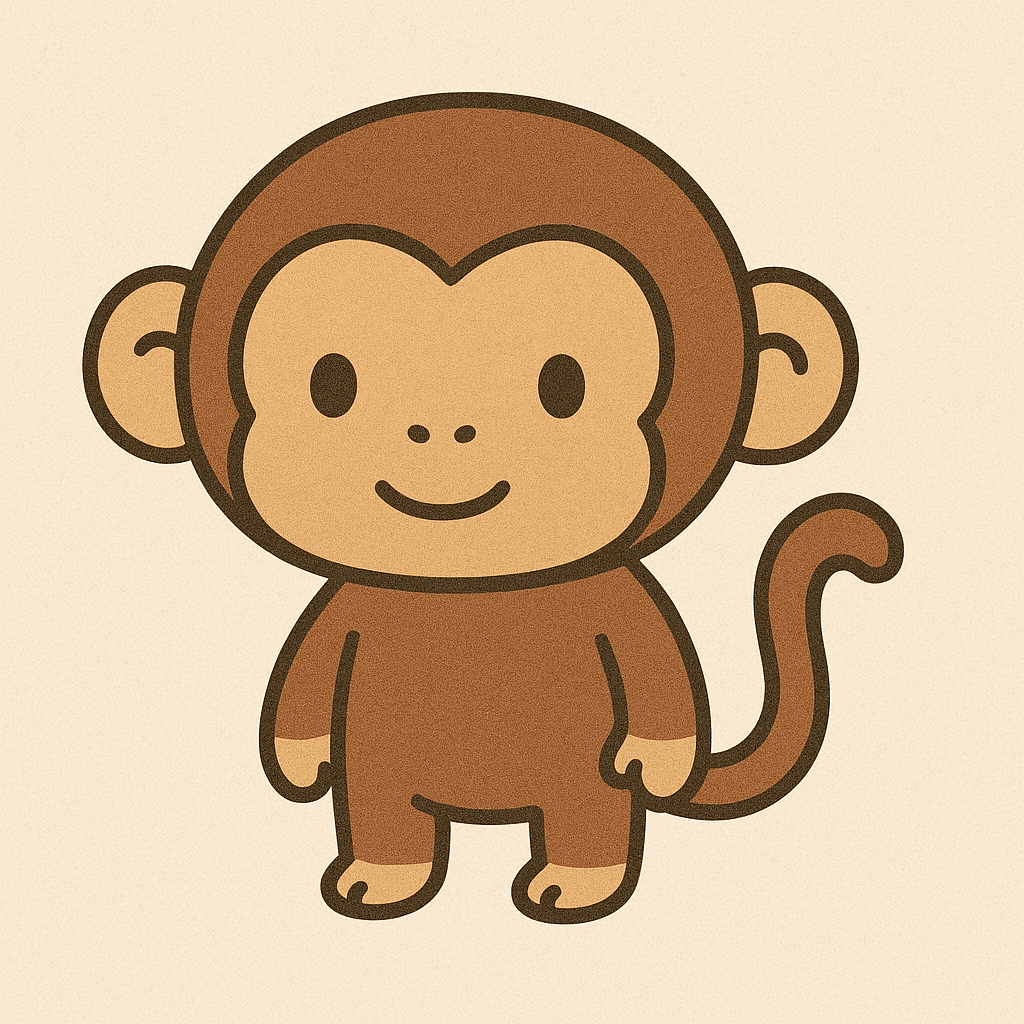 원숭이띠 이미지