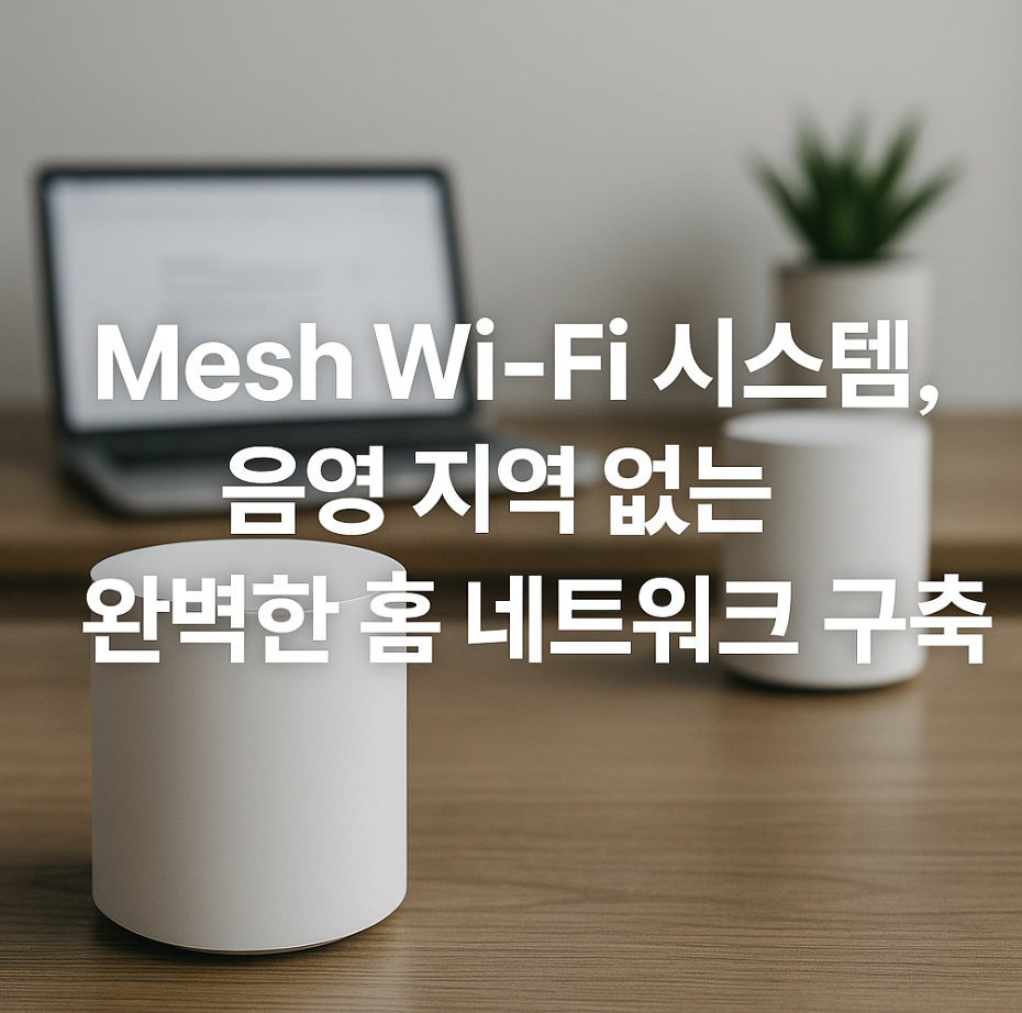 Mesh Wi-Fi 시스템, 음영 지역 없는 완벽한 홈 네트워크 구축