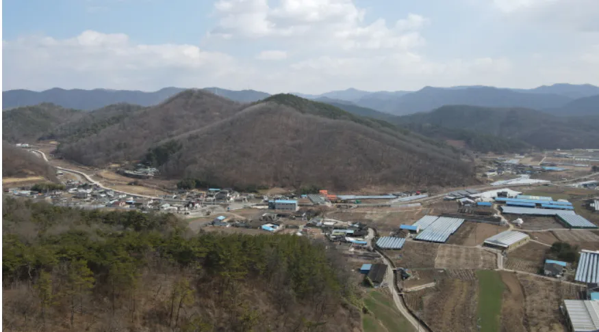 용성면 고죽동 사진: 전한길 고향