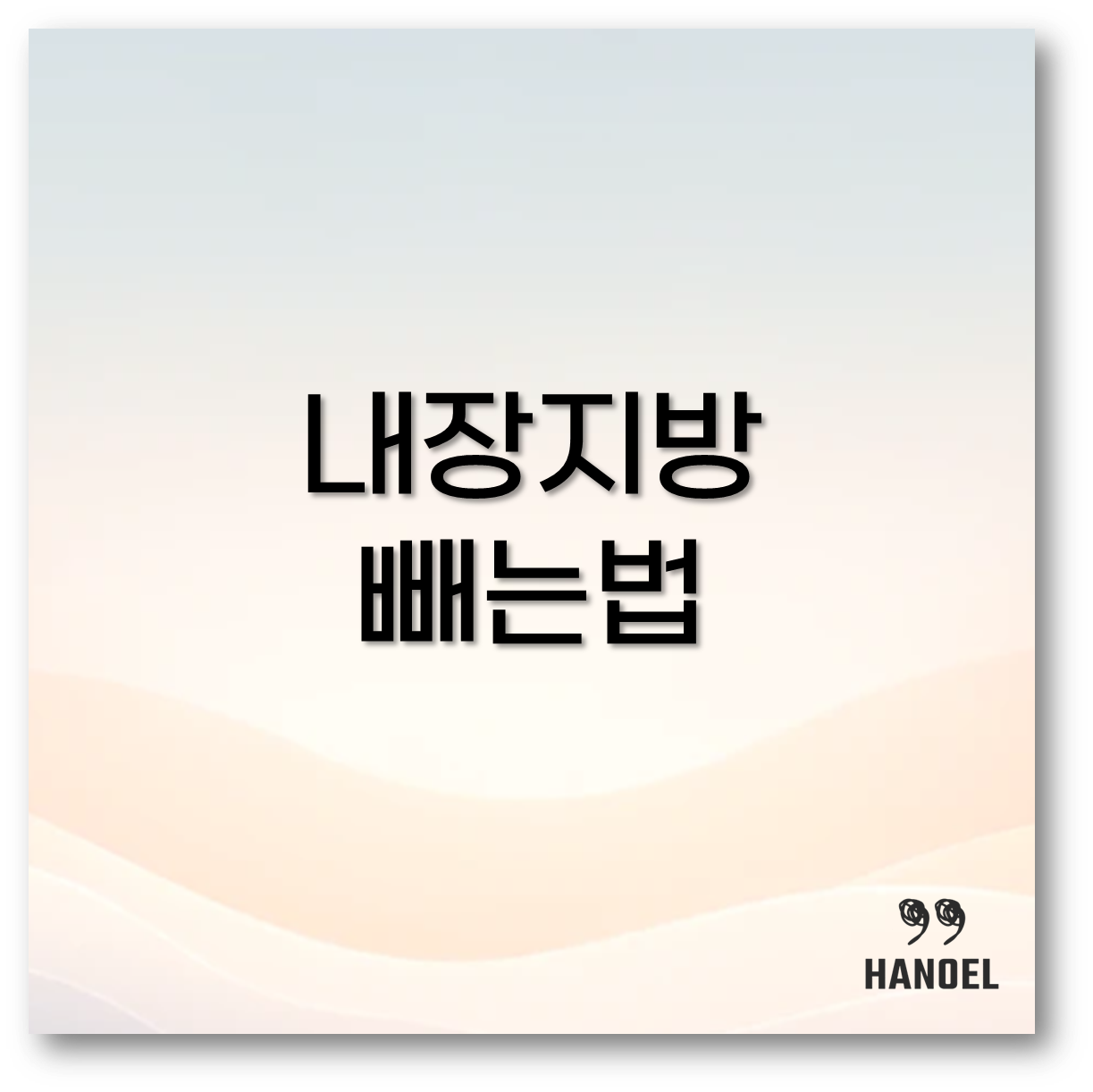 내장지방 빼는법