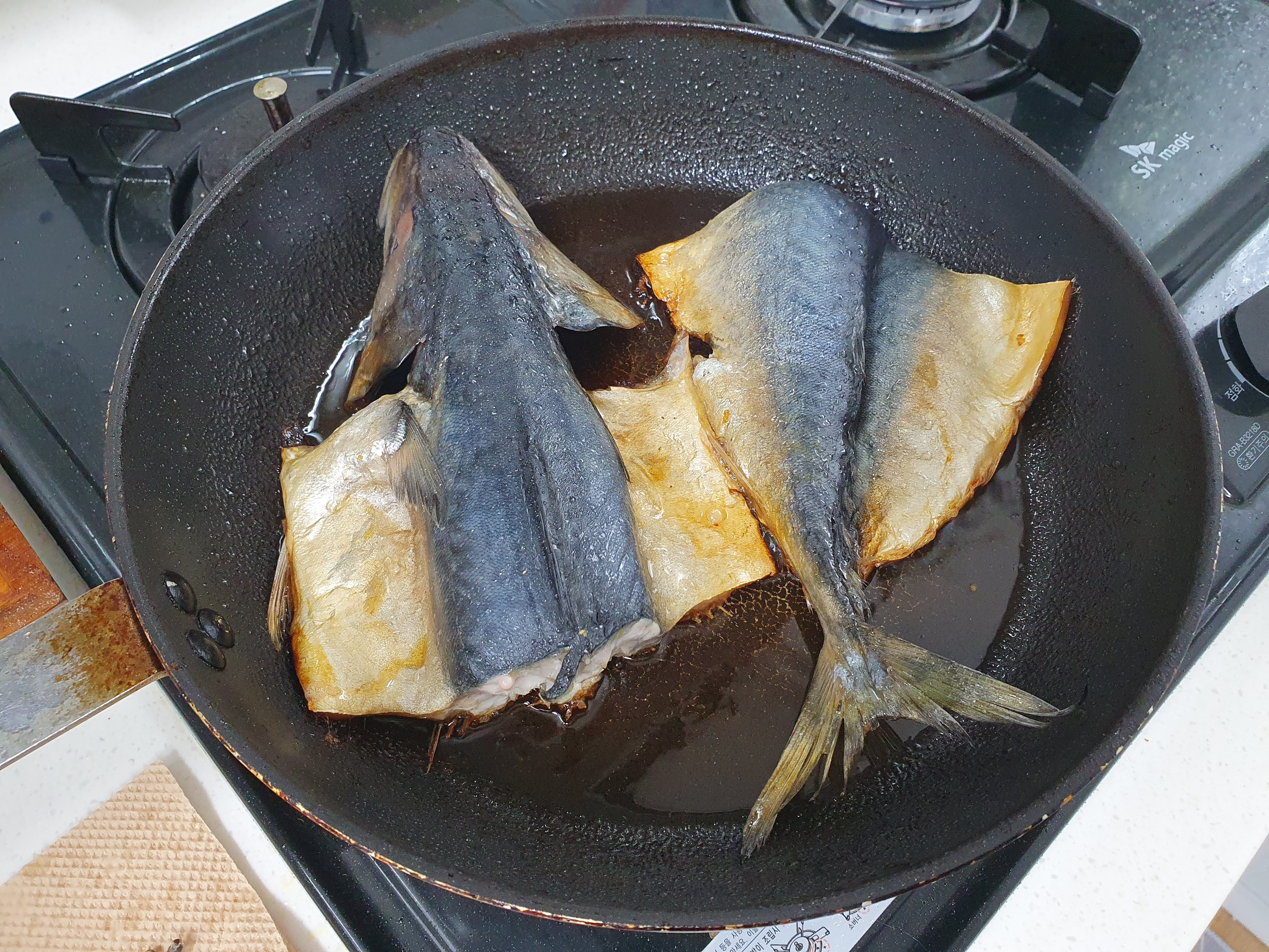 냄새 없이 고등어