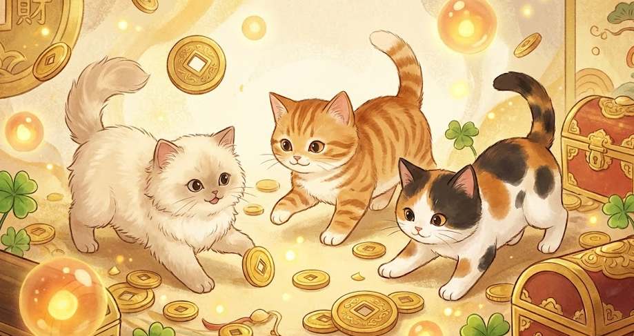 새끼 고양이 3마리 꿈 해몽 - 당신에게 찾아올 세 가지 행운