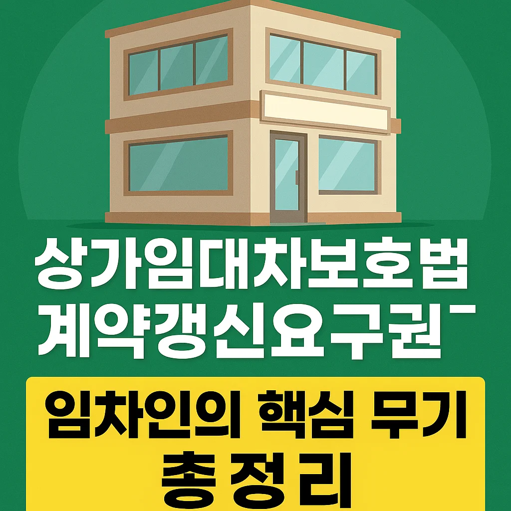 상가임대차보호법_계약갱신요구권,_임차인의_핵심_무기_총정리