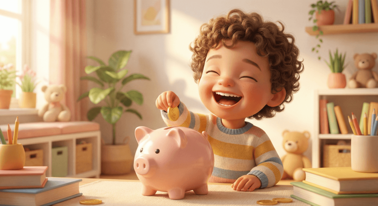 6세 유아 경제 교육, 저금하는 습관 기르기