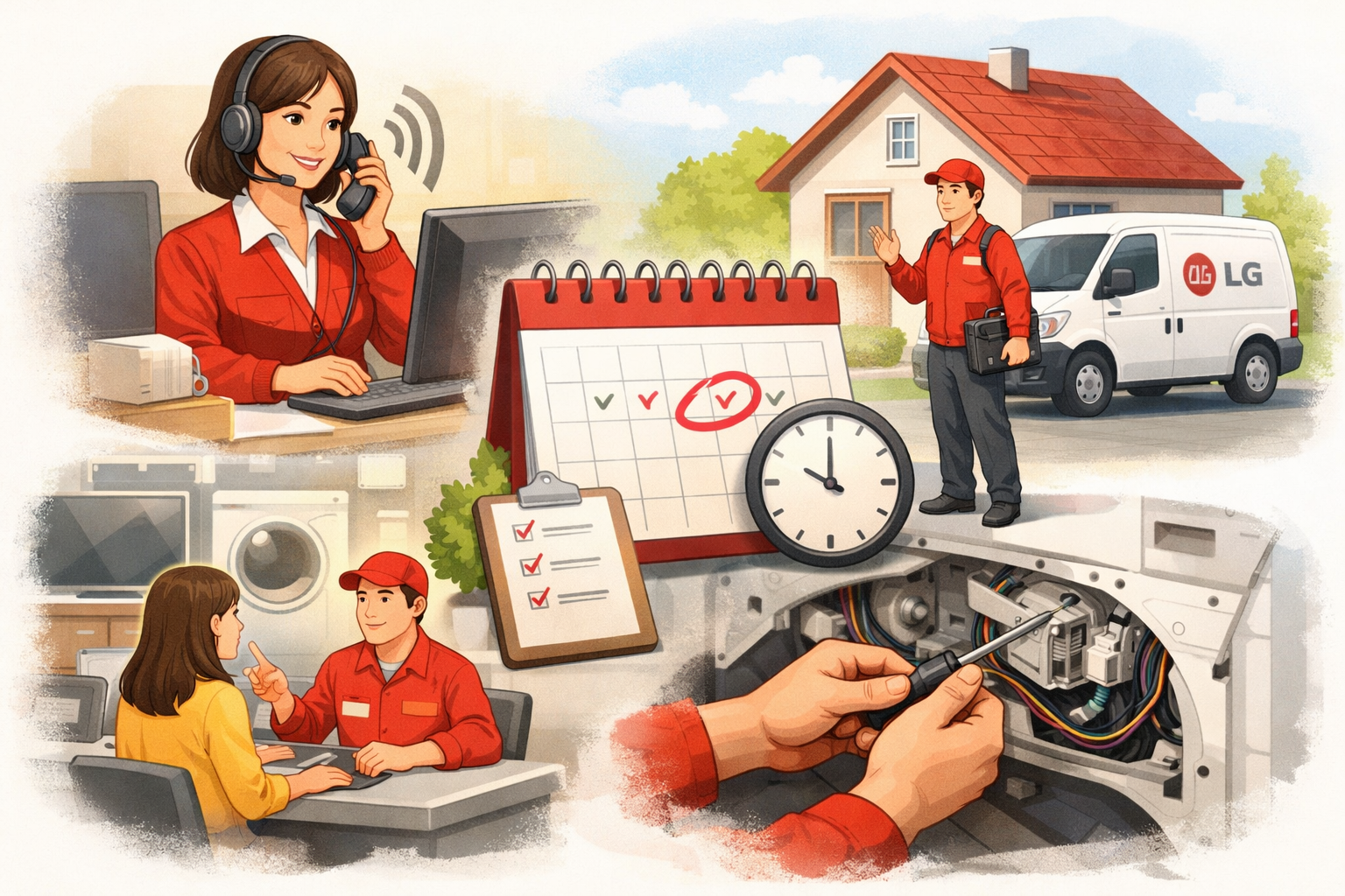 LG서비스센터 고객센터 예약접수방법 총정리｜전화번호&middot;출장&middot;방문 서비스 완벽 가이드 관련 사진