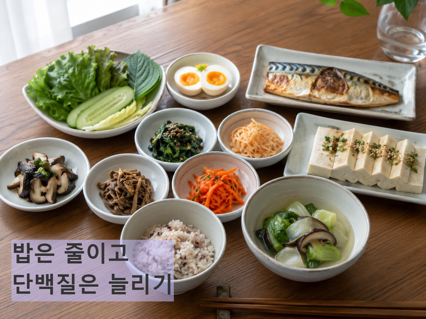 40대 남성 뱃살 줄이는 건강한 저녁 식단 이미지