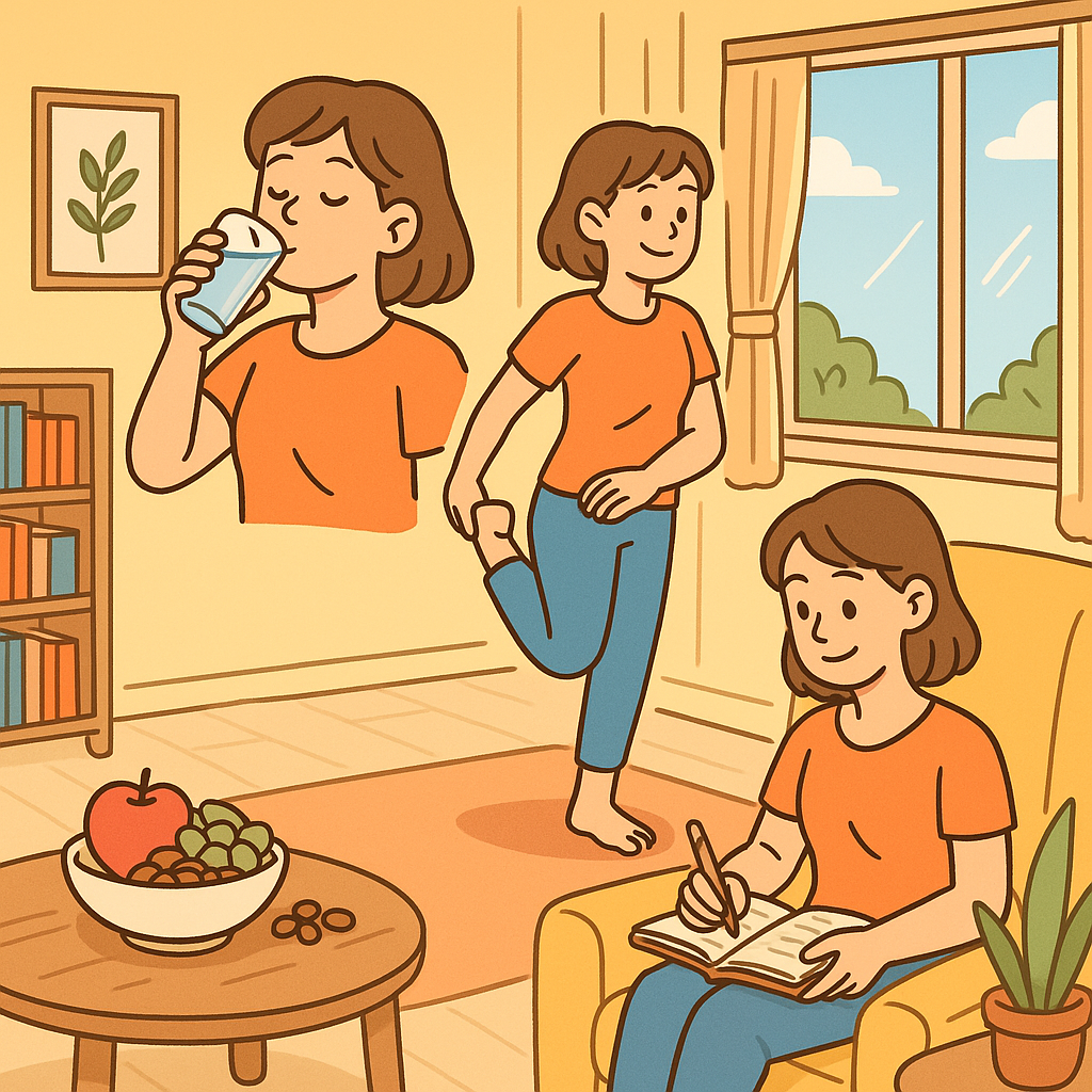 집에서 실천할 수 있는 건강한 습관