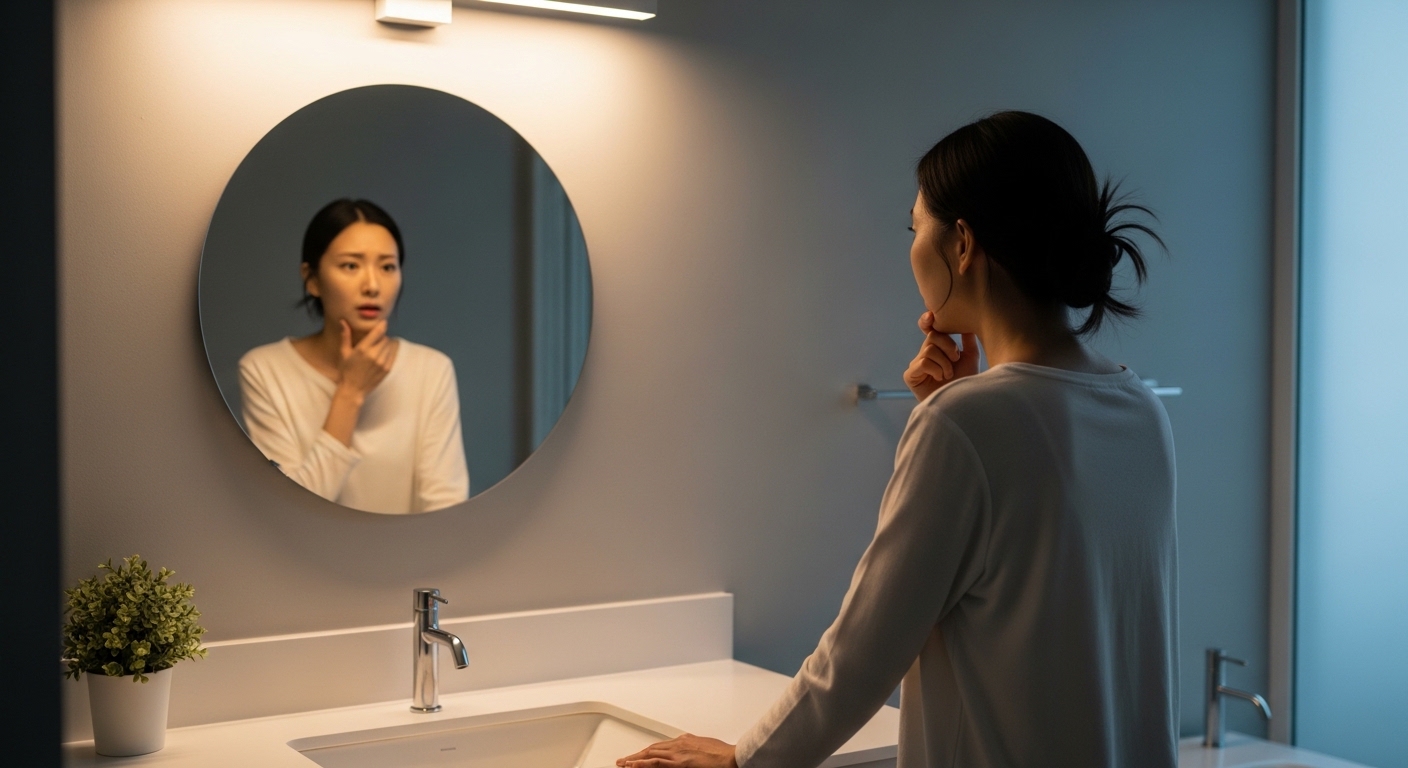 턱여드름, 염증주사부작용