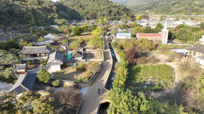 경남 진주 지수 승산마을. 진주시 제공