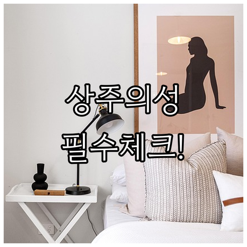 경북 상주 의성 무인텔 호텔 예약 전..