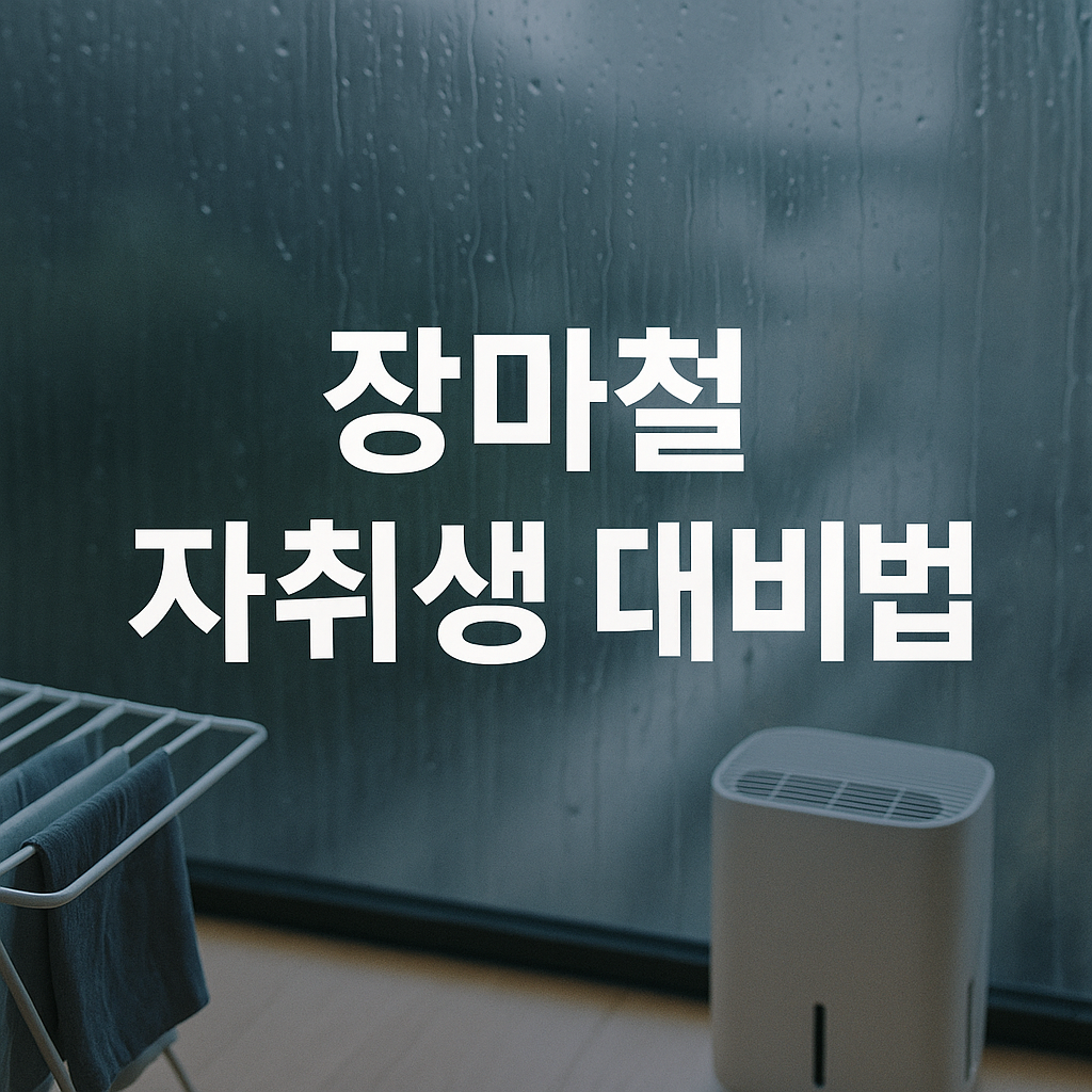 자취생 장마대비 (빨래, 제습, 방지)