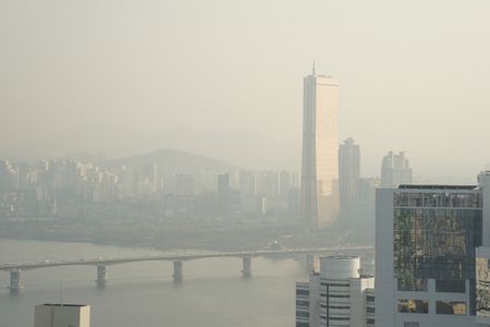 우리동네 미세먼지 농도 실시간 확인