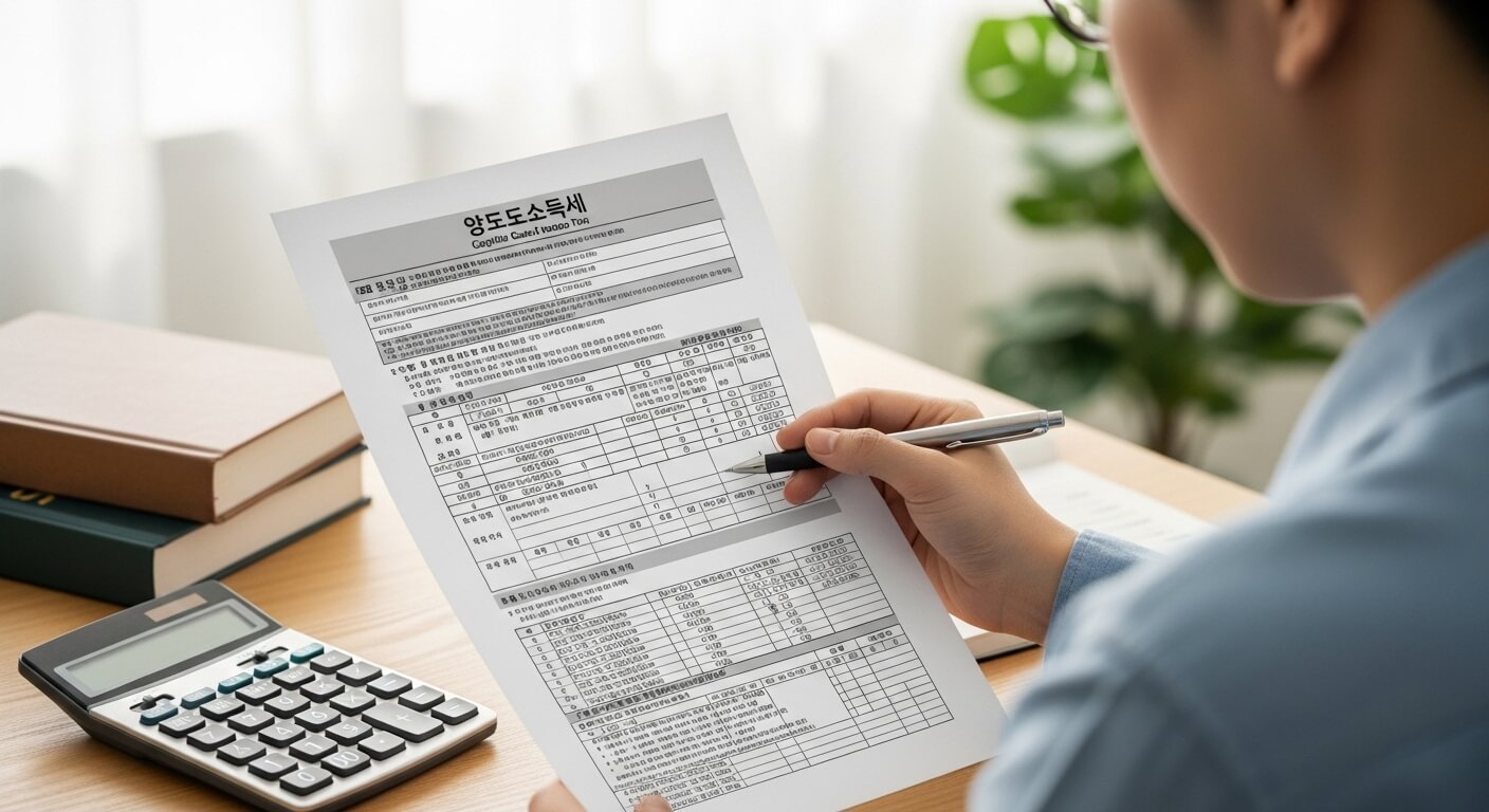 주택 양도소득세율 세율표