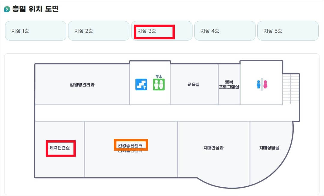 전주시 보건소 3층 도면