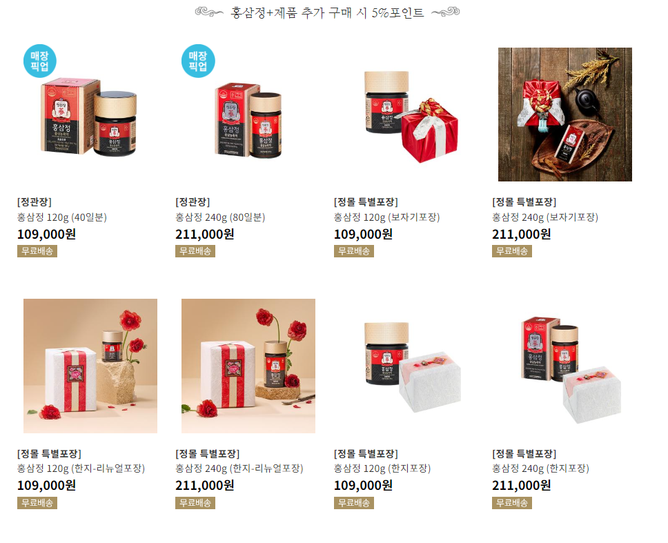 2025 설 선물세트 트렌드