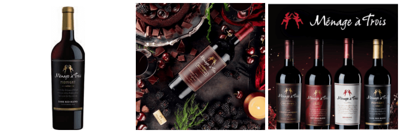 메나쥬 아 트로와 까베르네 소비뇽 사진 3개