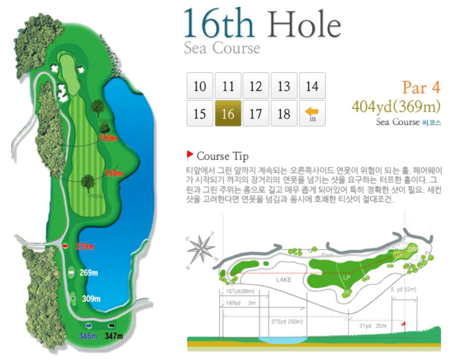그린필드 컨트리클럽 씨코스 7