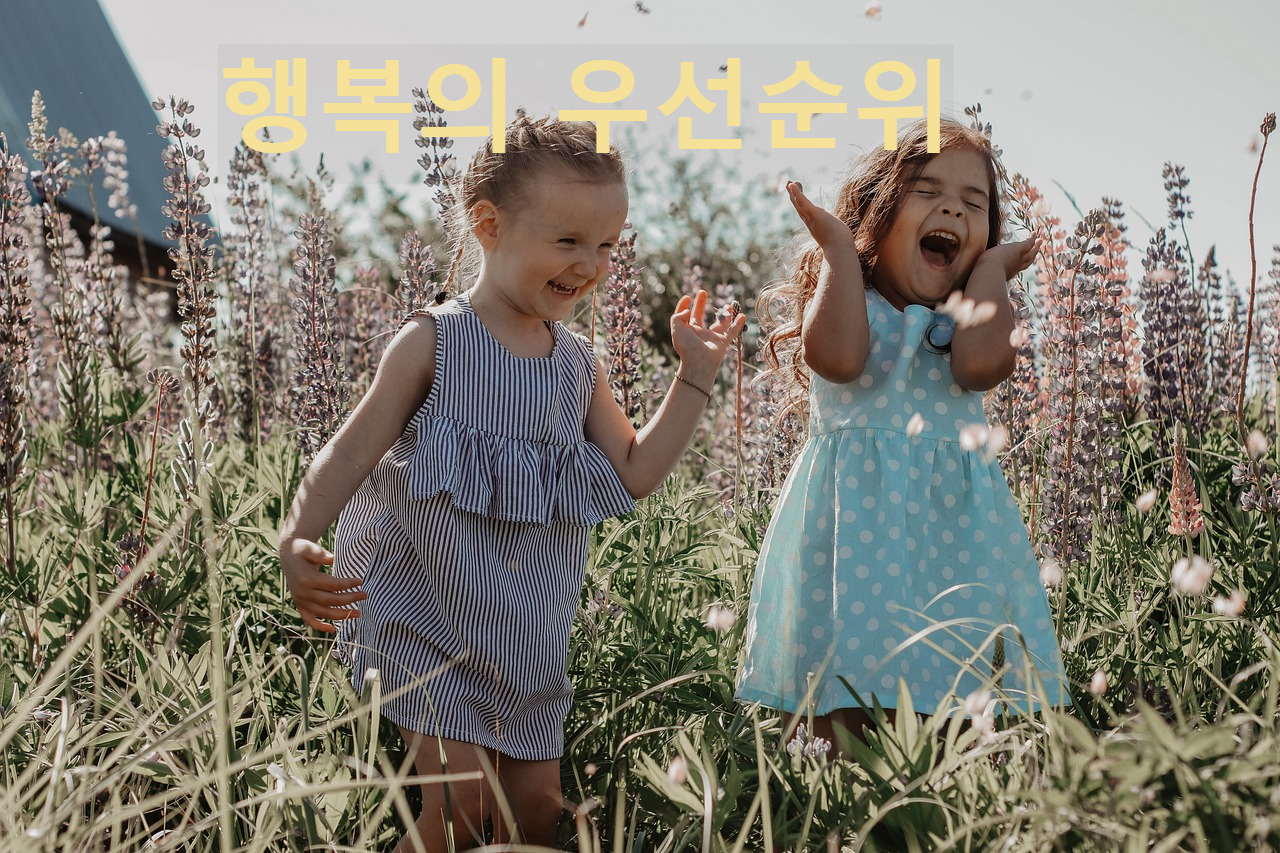 행복의 우선순위