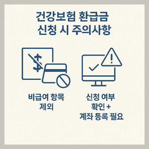 건강보험 환급금 신청 방법