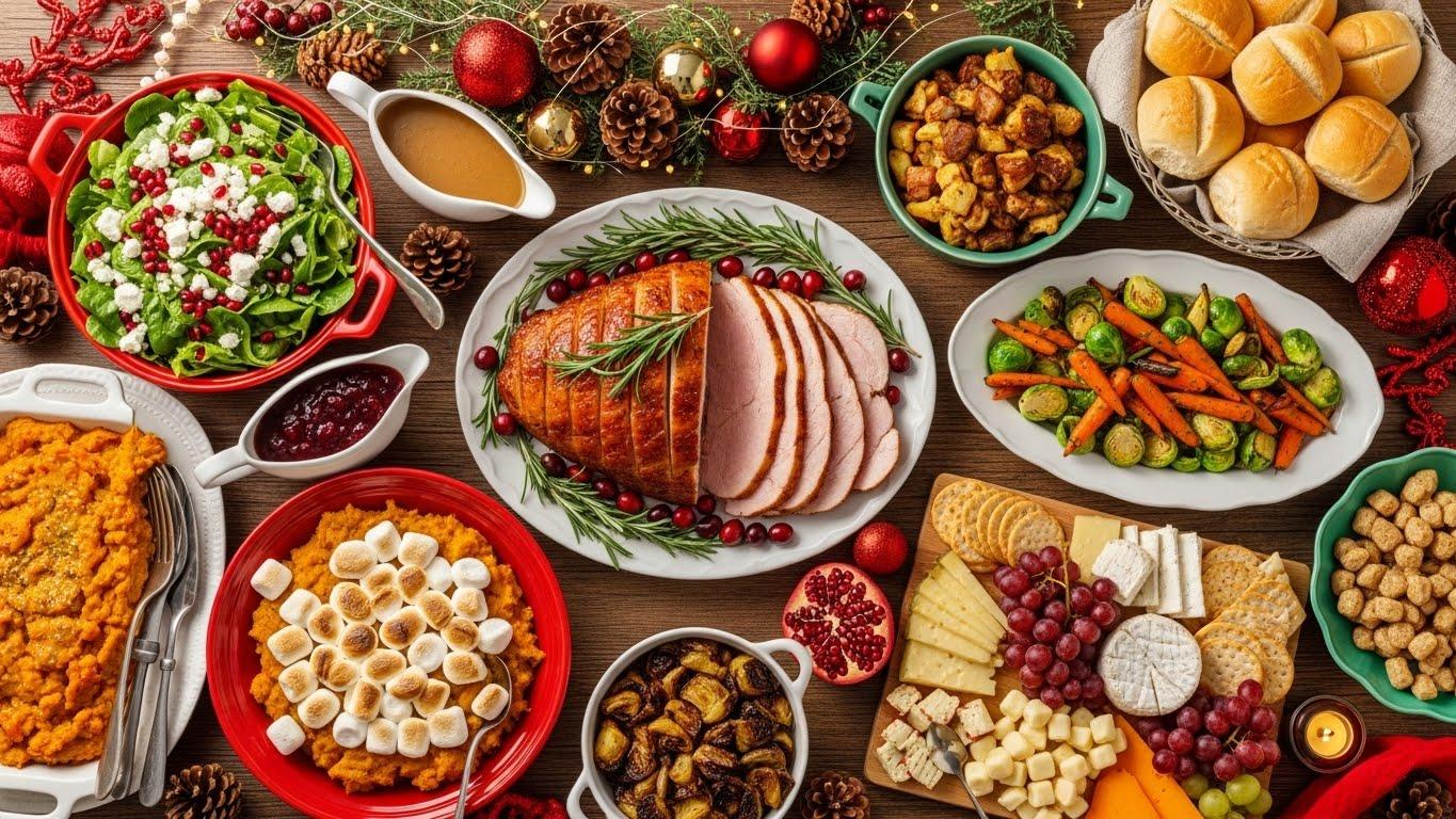 크리스마스 파티 음식